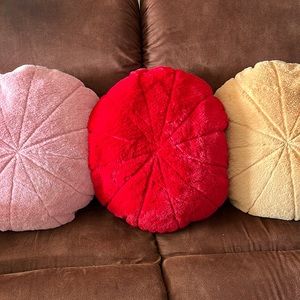 3 matching pillows